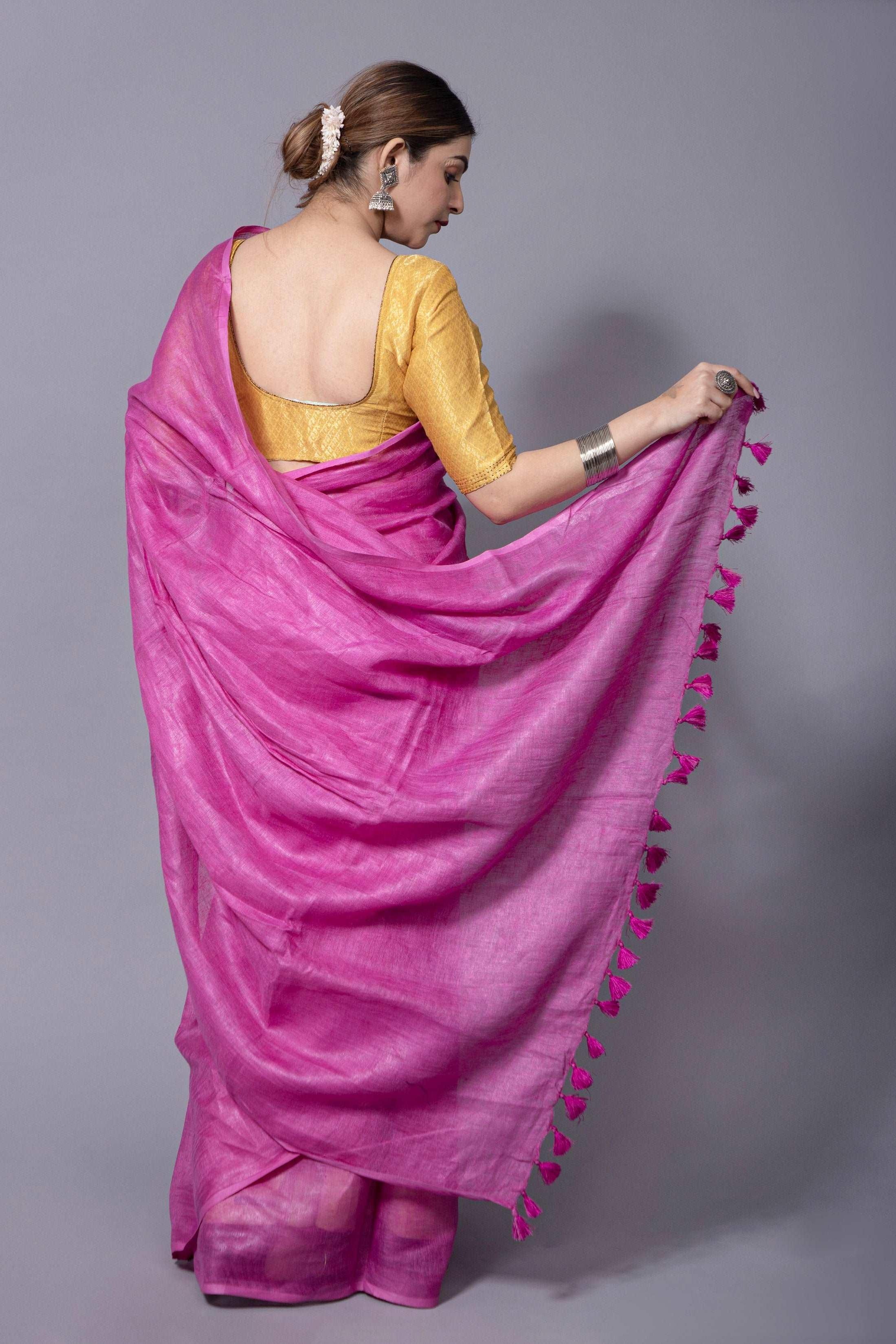 DIANA | Linen | Indidha Saree