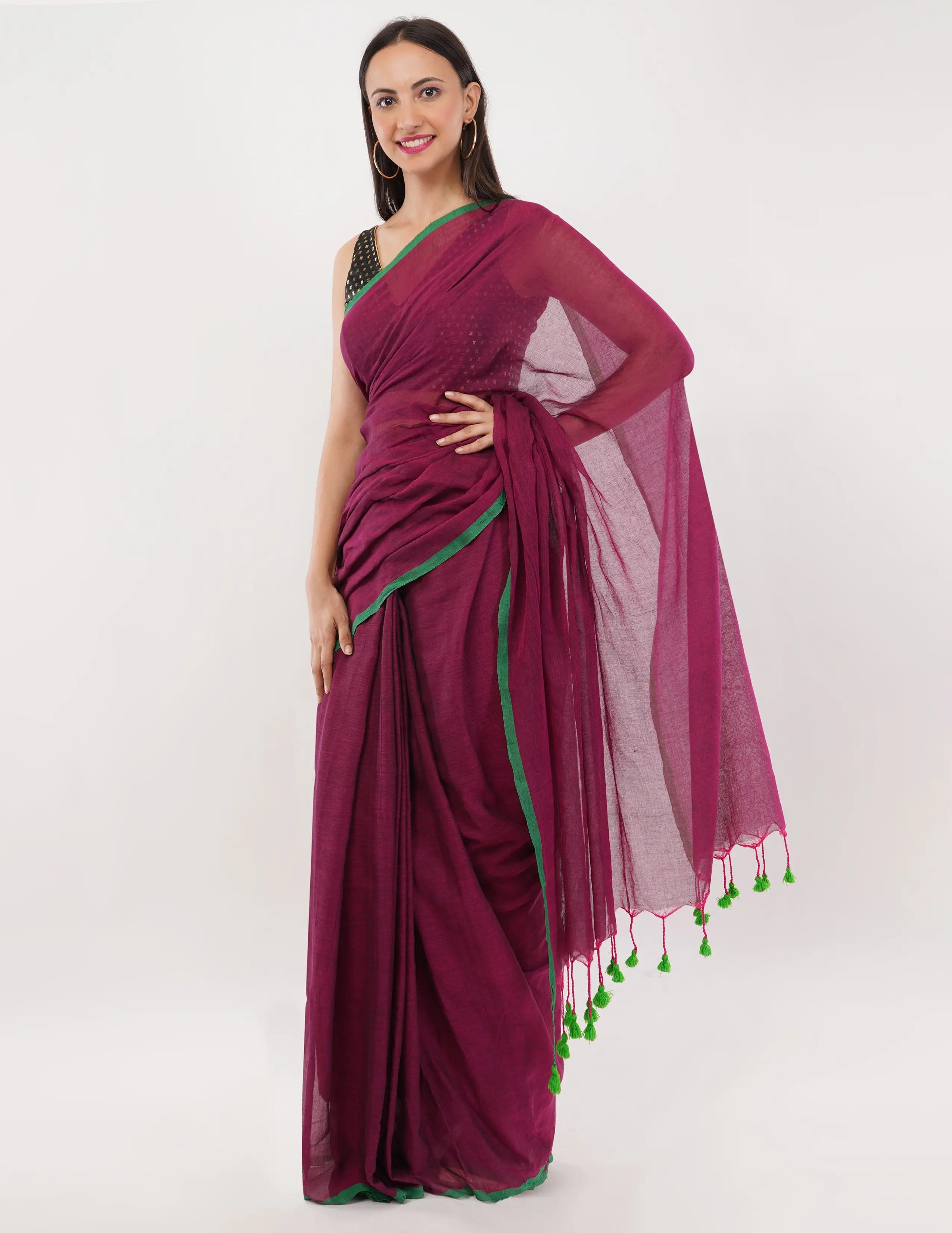 DREAMY DRAPES | Mul Cotton | Indidha Saree