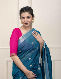 DROPLET | Linen | Indidha Saree