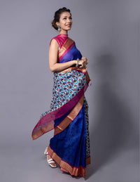 Bina Textile BGP Saree ETERNAL | Mulberry Silk | Indidha Saree