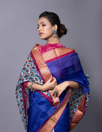 Bina Textile BGP Saree ETERNAL | Mulberry Silk | Indidha Saree