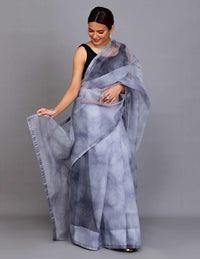 GAGAN CHUMBI | Organza | Indidha Saree