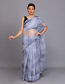 GAGAN CHUMBI | Organza | Indidha Saree