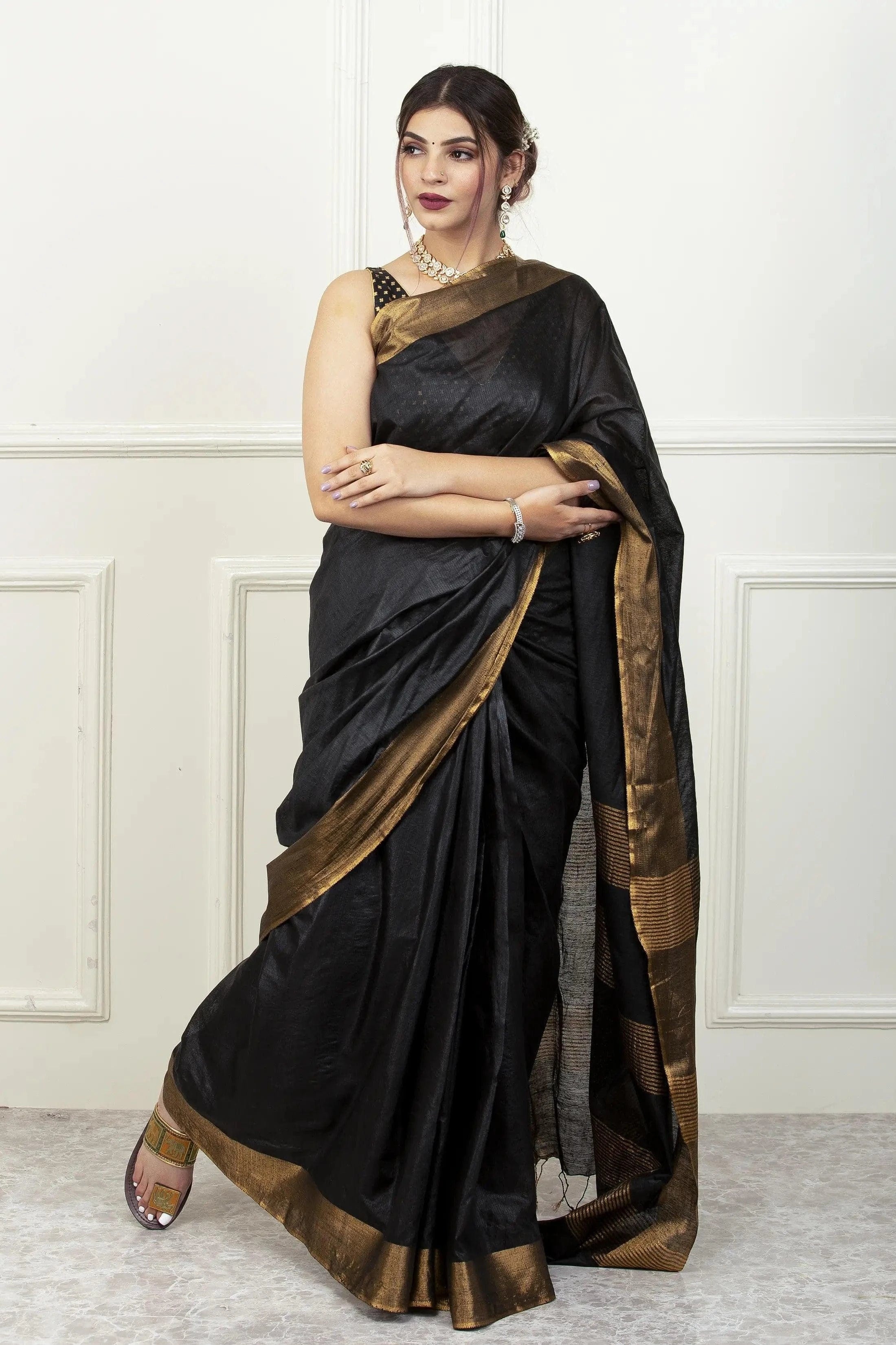 Surbhi Silk Fab, BGP Saree GOLDEN NIGHT | Kota Silk | Indidha Saree