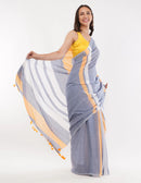 Suman SantiPur Saree GOSSAMER GOLD | Pure Cotton | Indidha Saree