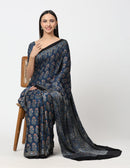 Kutch Saree INFINITE SYMPHONY  | Modal Silk | Ajrakh Print | Indidha Saree