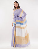 Suman SantiPur Saree IVORY ILLUSION | Pure Cotton | Indidha Saree