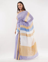 Suman SantiPur Saree IVORY ILLUSION | Pure Cotton | Indidha Saree