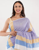 Suman SantiPur Saree IVORY ILLUSION | Pure Cotton | Indidha Saree