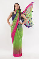 Suman SantiPur Saree LOOMED CHARM | Handloom Khadi Cotton Ikat | Indidha Saree