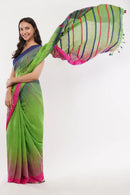 Suman SantiPur Saree LOOMED CHARM | Handloom Khadi Cotton Ikat | Indidha Saree