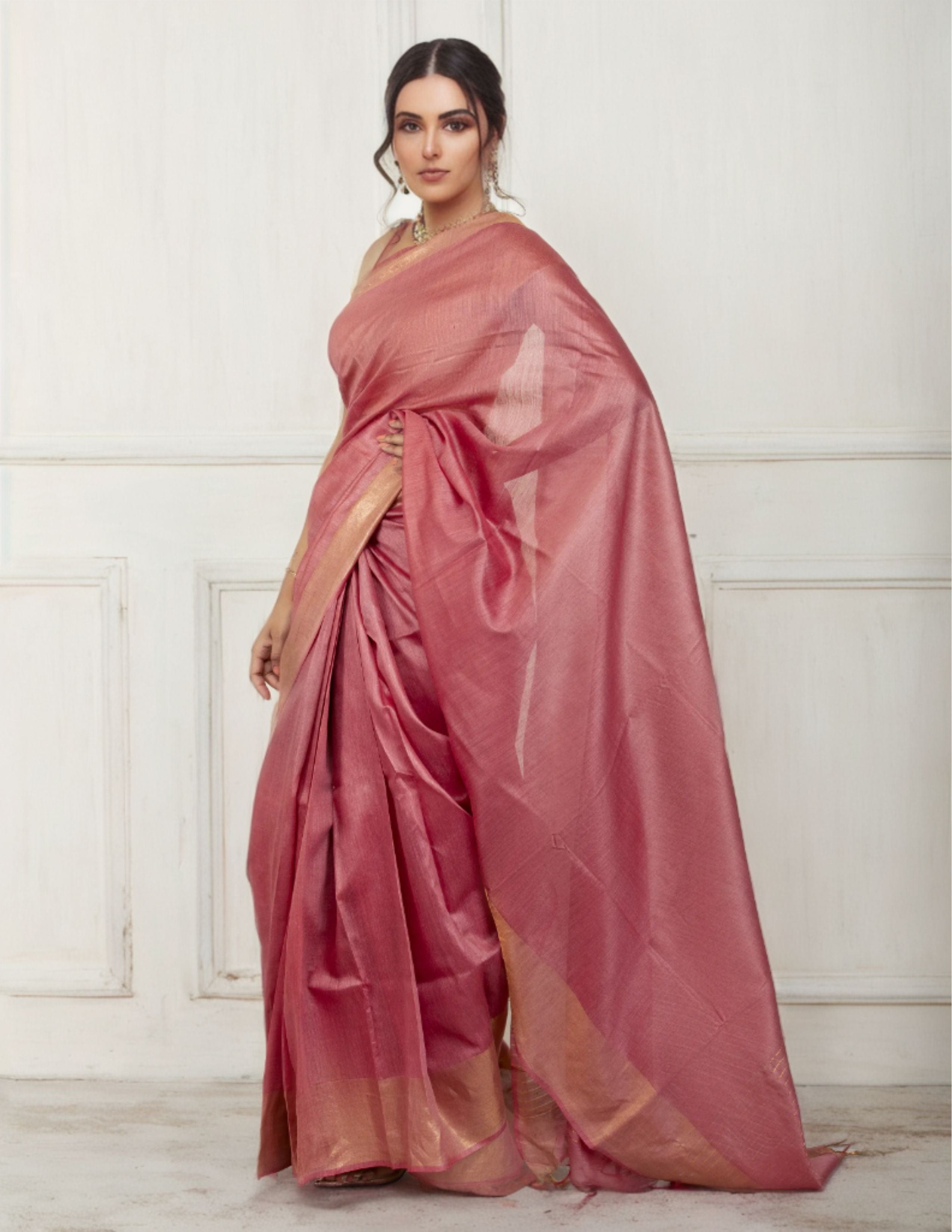 Bina Textile Saree MAHI | Muga Silk | Indidha Saree