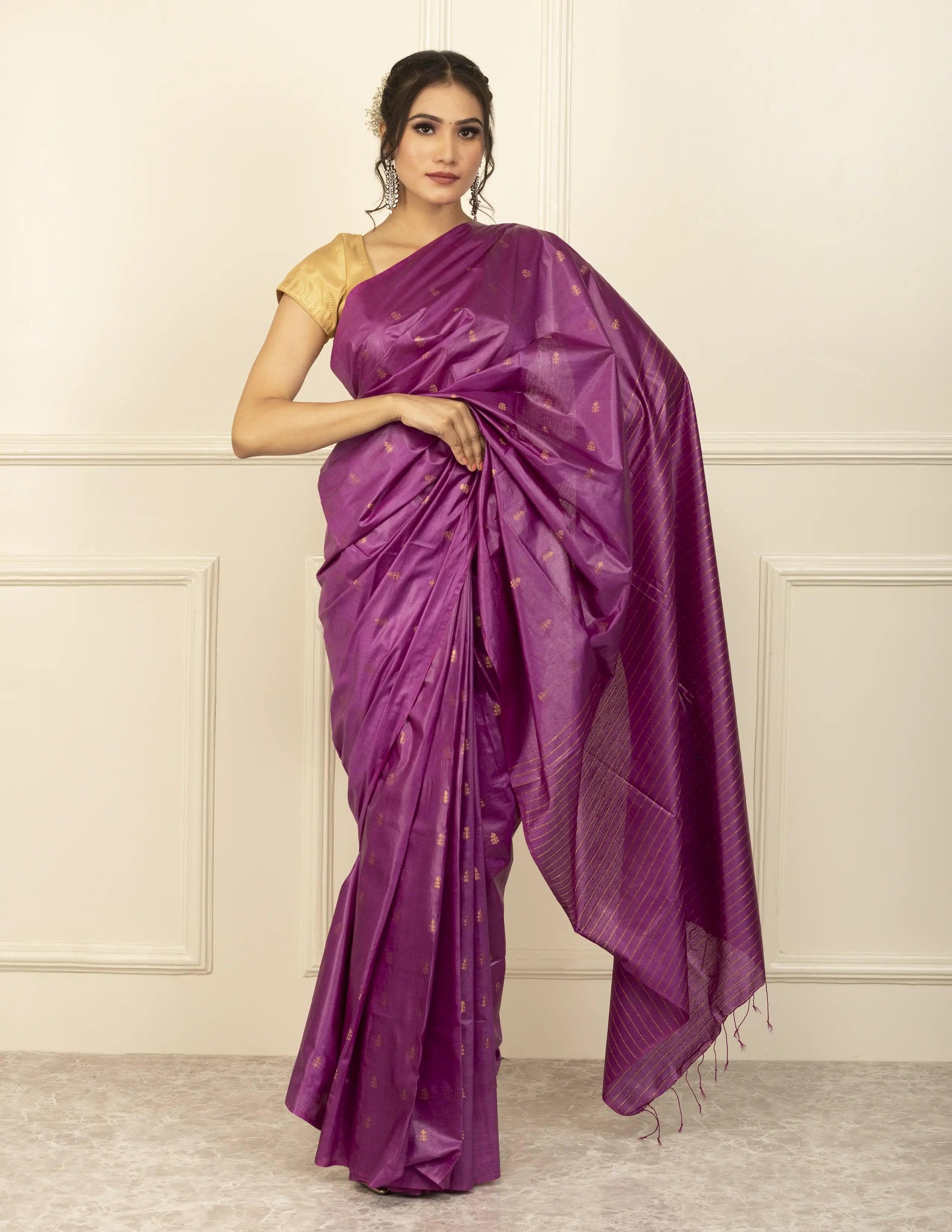 Surbhi Silk Fab, BGP Saree MAIRA | Kota Viscose Zari Buta | Indidha Saree