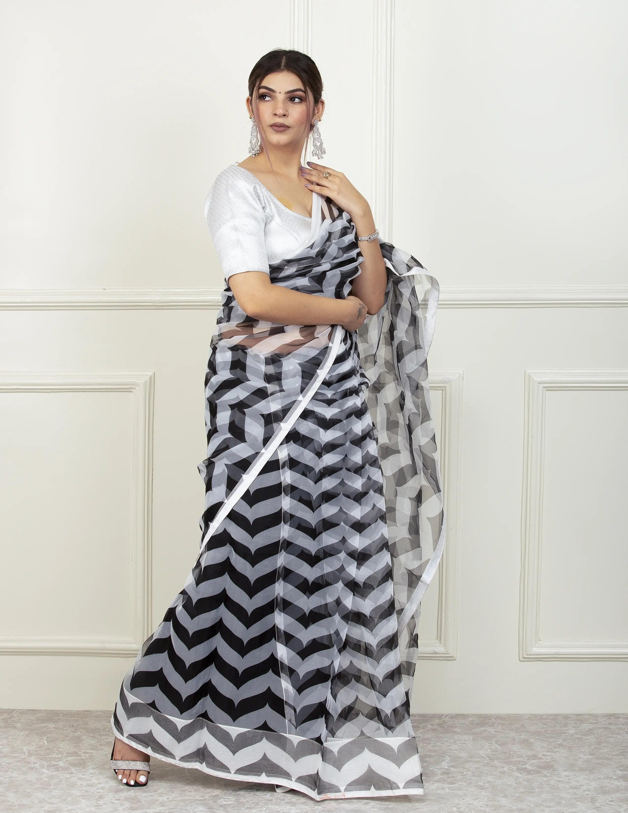 MAZE | Organza | Indidha Saree Saree