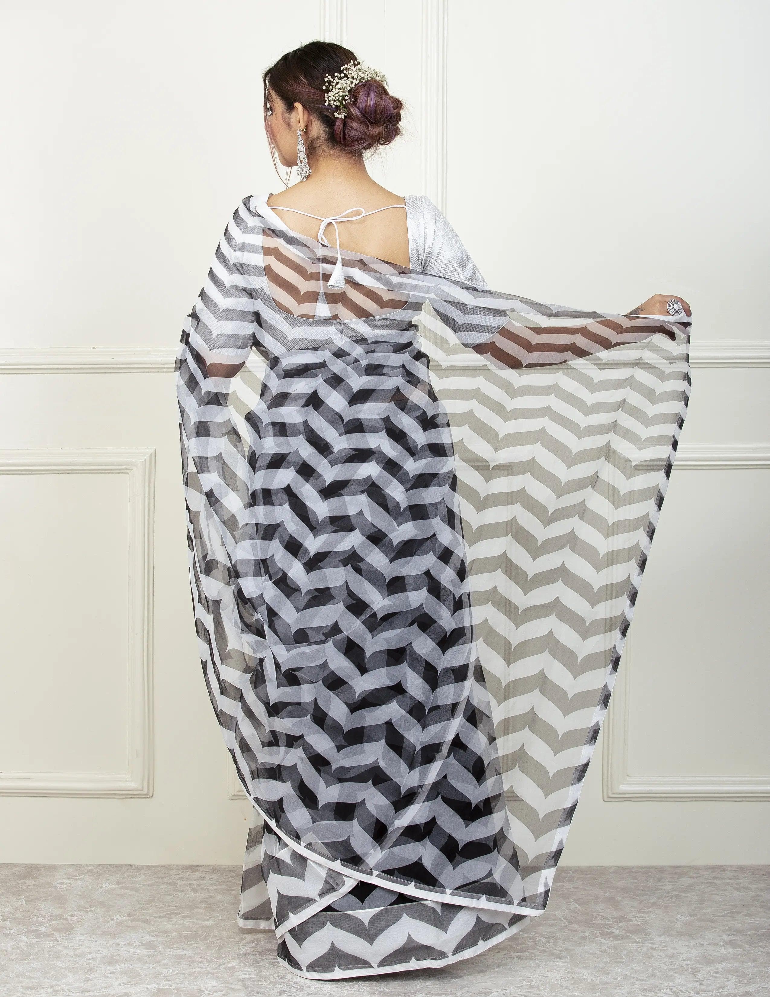MAZE | Organza | Indidha Saree Saree