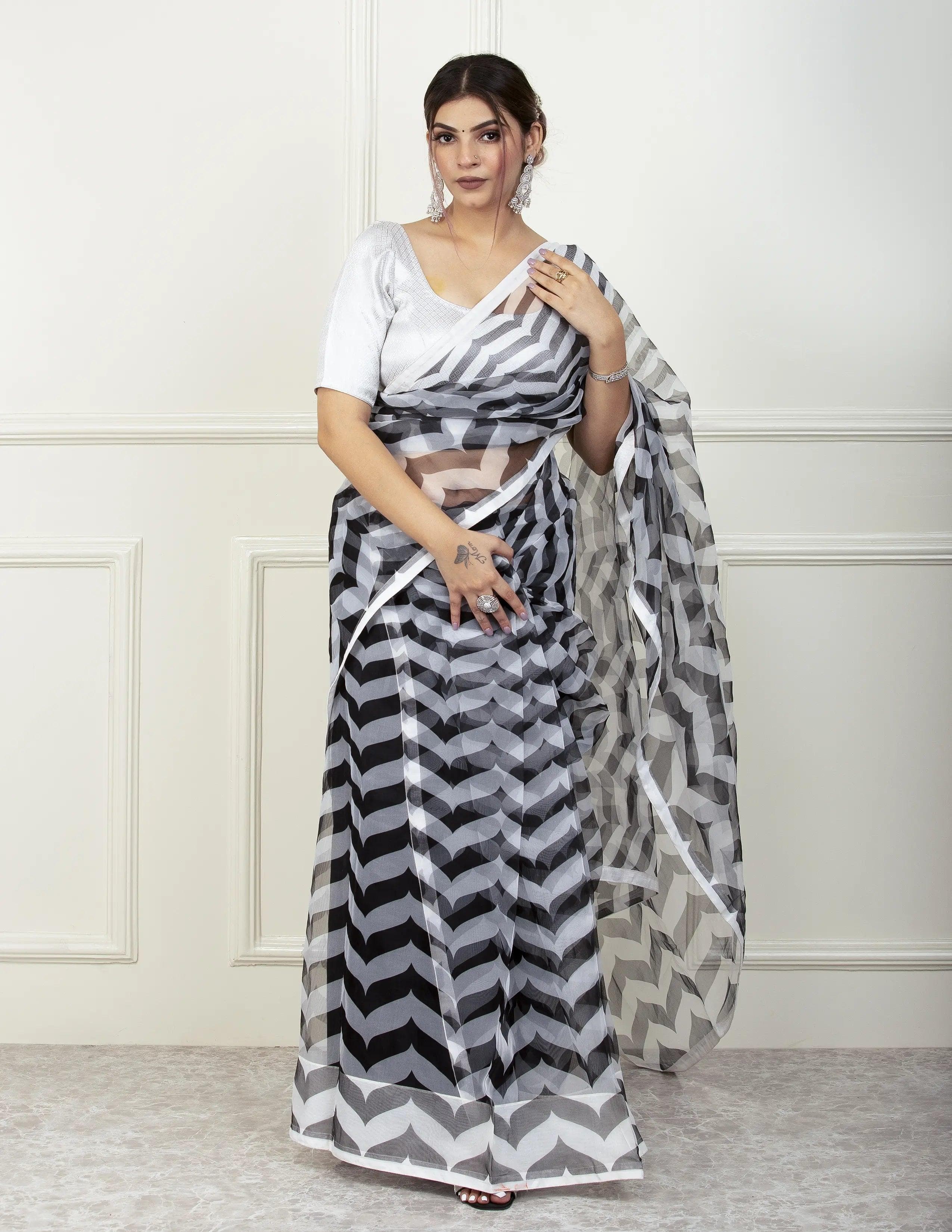 MAZE | Organza | Indidha Saree Saree