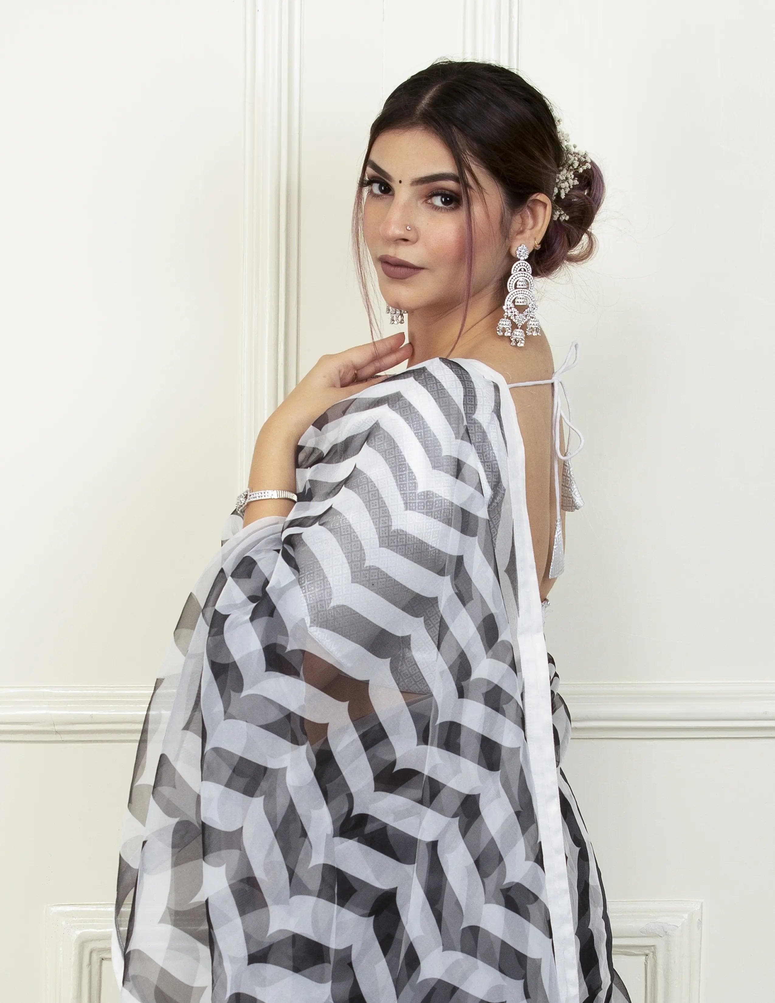 MAZE | Organza | Indidha Saree Saree