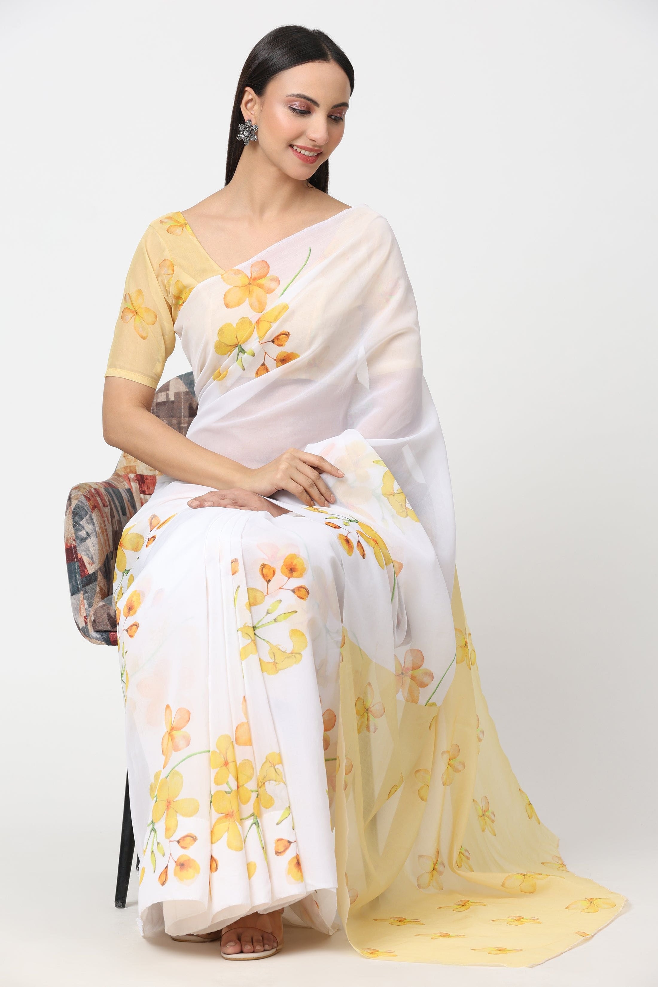 MUSTARD MUSIC | Organza | Indidha Saree