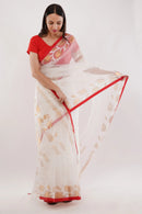 Puja Malakar, Fulia Saree NOOR-E-NAZAKAT | Pure Muslin Jamdani | Indidha Saree