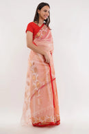 Puja Malakar, Fulia Saree NOORANI PHOOL | Pure Muslin Jamdani | Indidha Saree