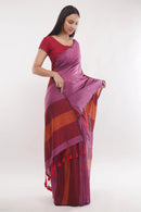 Sayantan Fulia Saree ODHNI | Khadi Cotton | Indidha Saree