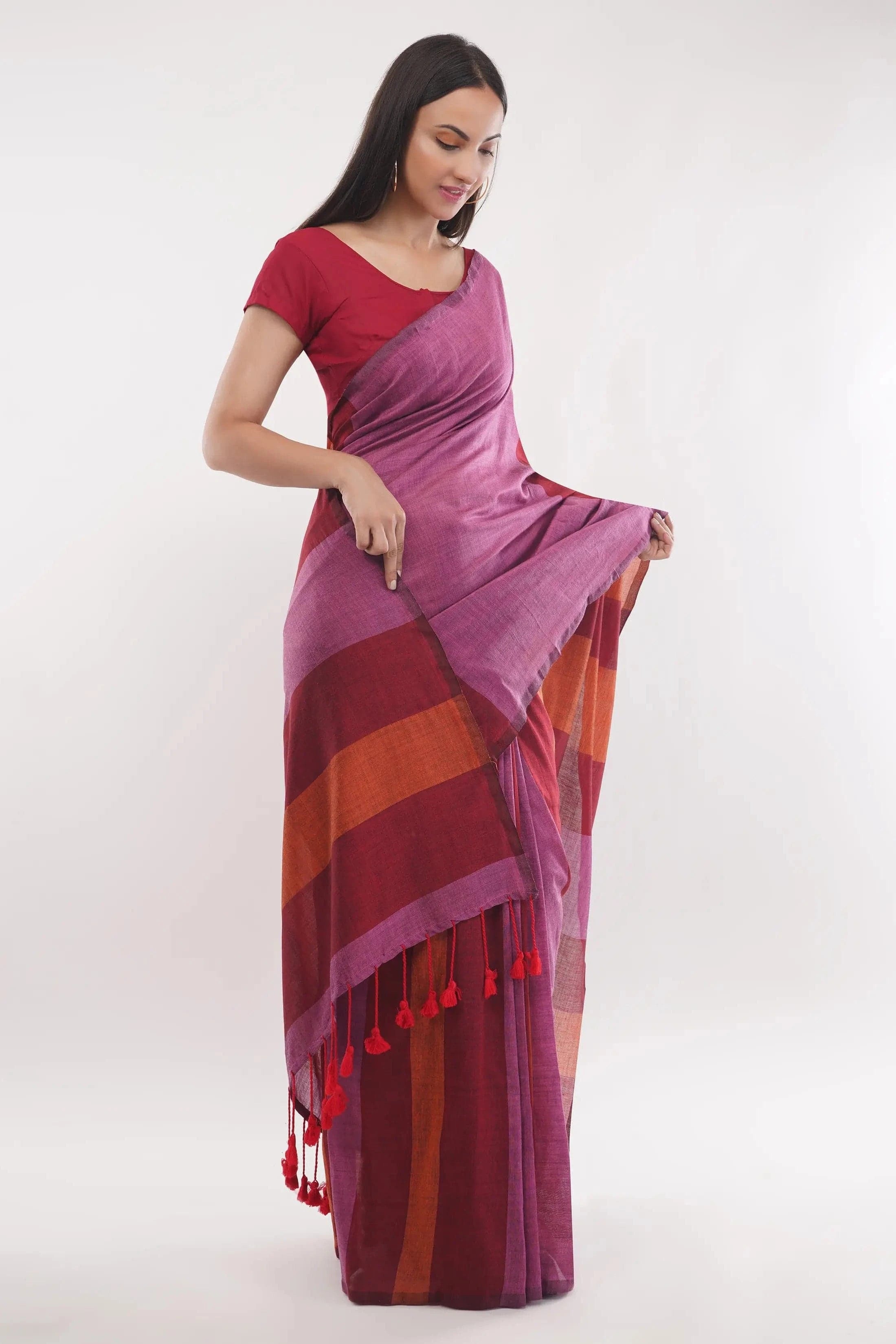 ODHNI | Cotton | Indidha Saree