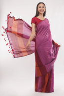 Sayantan Fulia Saree ODHNI | Khadi Cotton | Indidha Saree