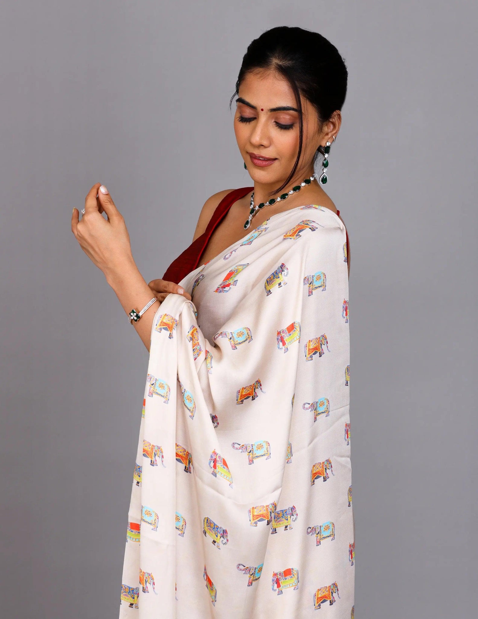 PAGCHAP | Georgette | Indidha Saree