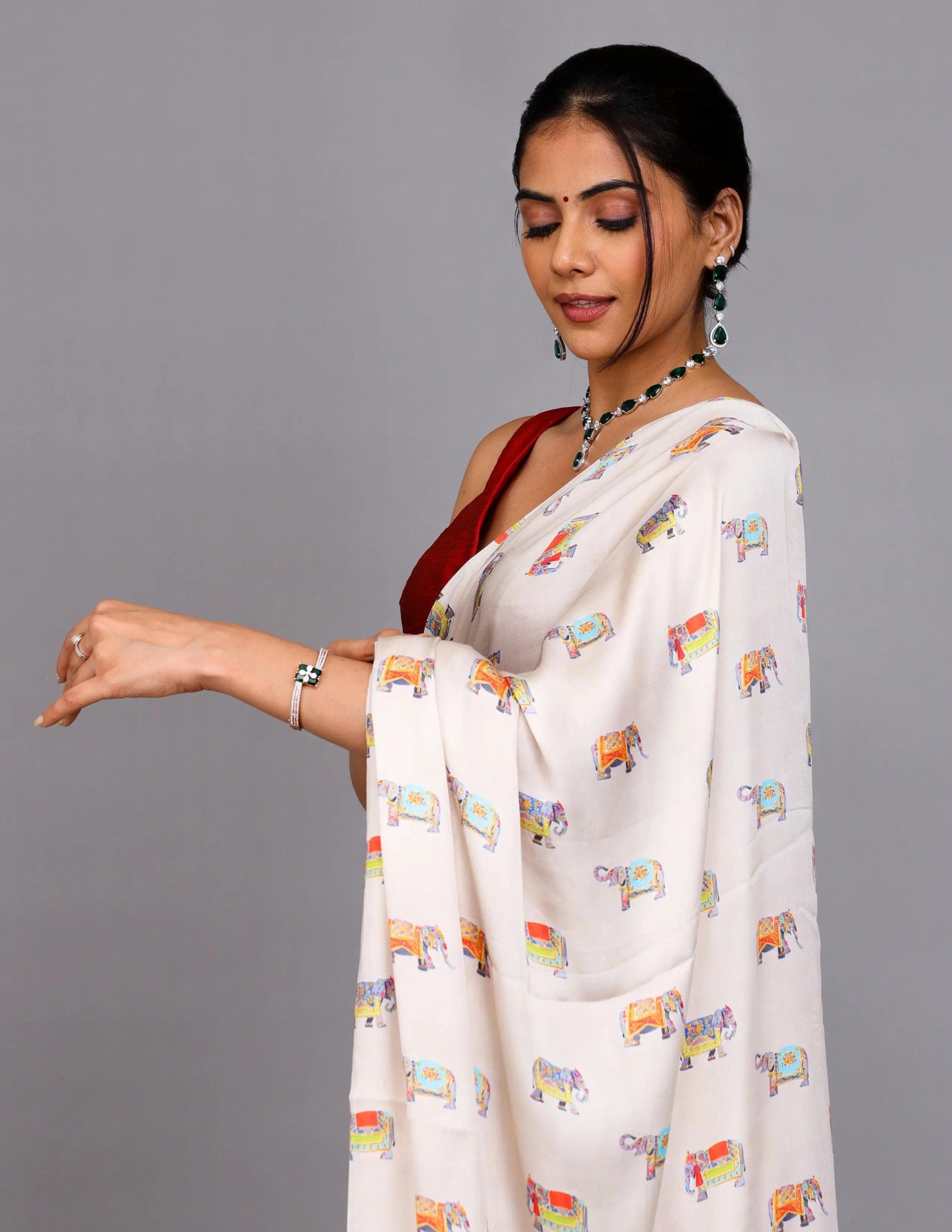 PAGCHAP | Georgette | Indidha Saree