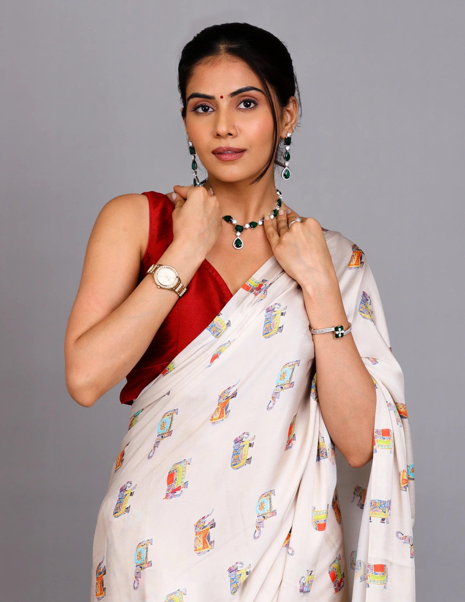PAGCHAP | Georgette | Indidha Saree