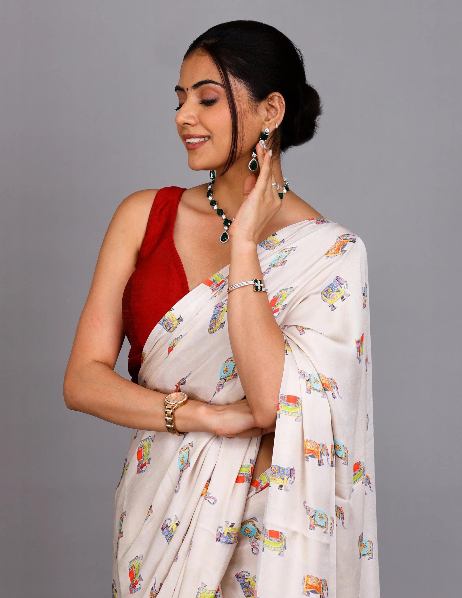 PAGCHAP | Georgette | Indidha Saree
