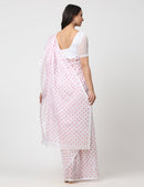 Sharon Saree POLKA MORNING | Handpainted Organza | Indidha Saree