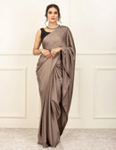 DBS Saree RASHK-E-KAMAR | Satin | Indidha Saree