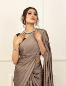 DBS Saree RASHK-E-KAMAR | Satin | Indidha Saree