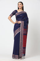 Suman SantiPur Saree REGAL REVERIE | Asam Mercerized Jamdani | Indidha Saree