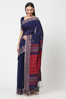 Suman SantiPur Saree REGAL REVERIE | Asam Mercerized Jamdani | Indidha Saree