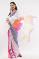 Suman SantiPur Saree ROSEWOOD | Pure Cotton | Indidha Saree