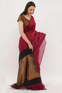 Puja Malakar, Fulia Saree ROYAL ESSENCE | Mul Cotton | Indidha Saree