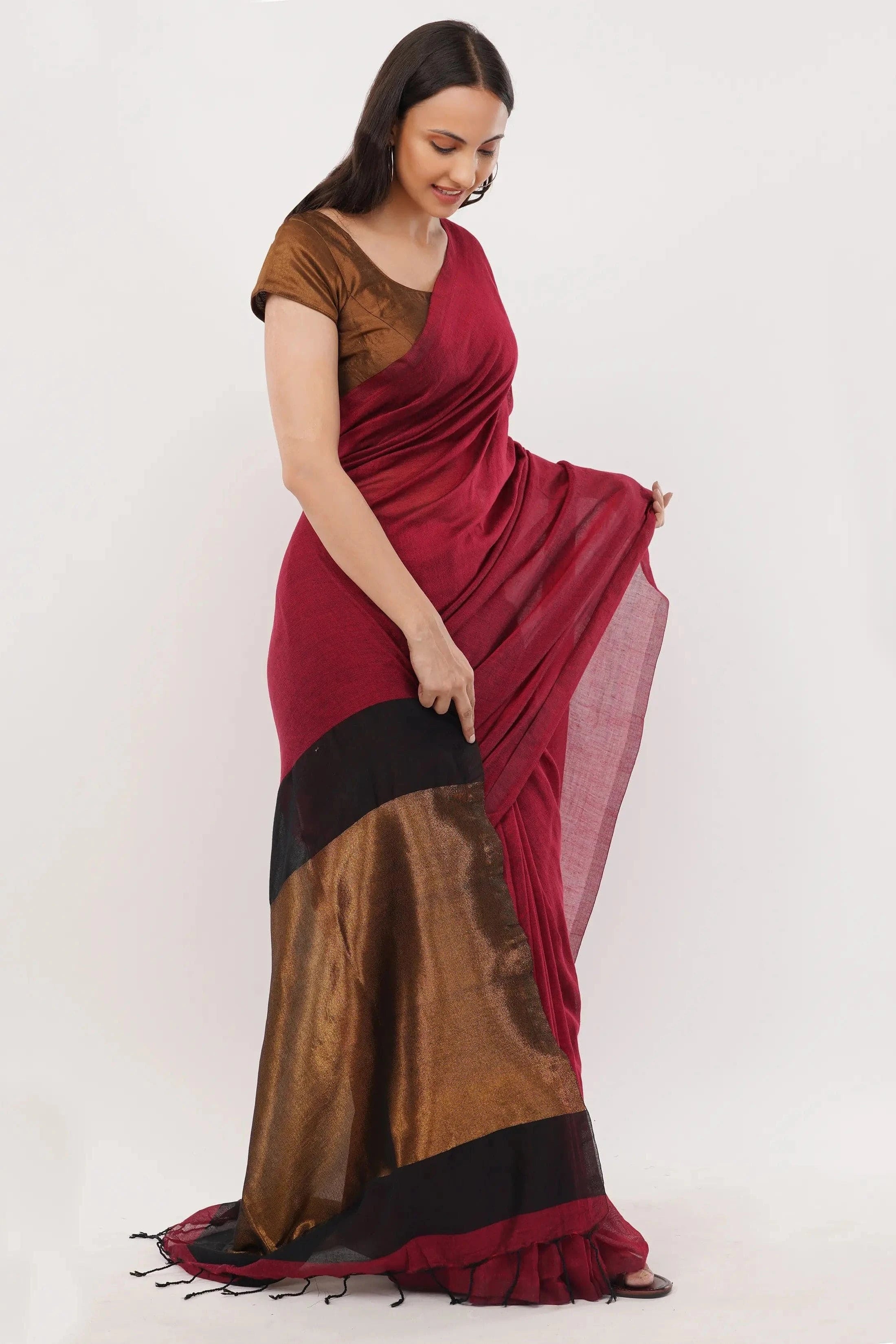 ROYAL ESSENCE | Mul Cotton | Indidha Saree
