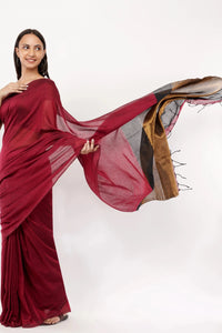 Puja Malakar, Fulia Saree ROYAL ESSENCE | Mul Cotton | Indidha Saree
