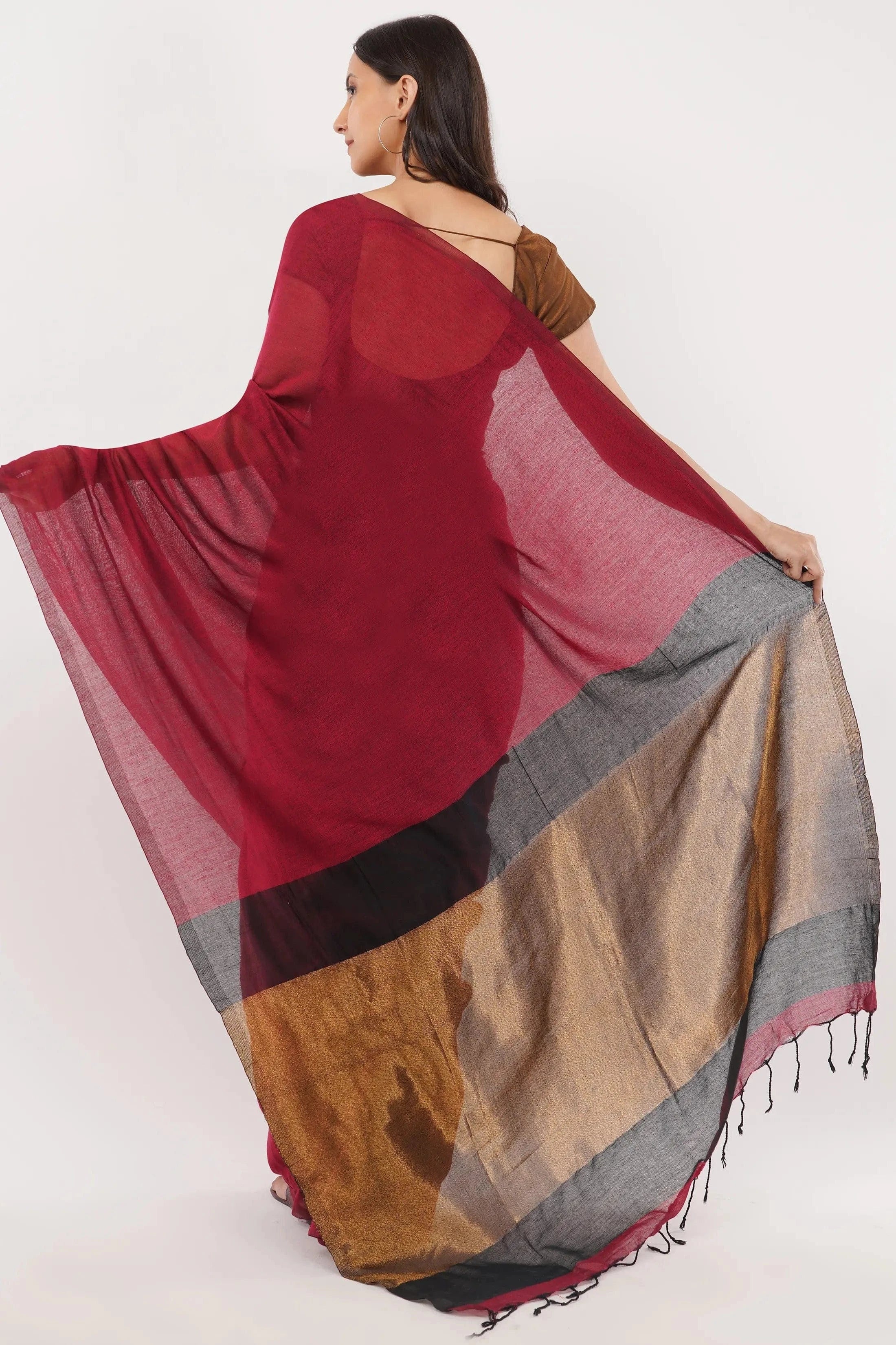 ROYAL ESSENCE | Mul Cotton | Indidha Saree Saree