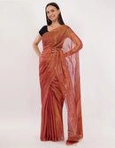 SANJH KI ROSHNI | Handloom Linen Tissue | Indidha Saree Saree