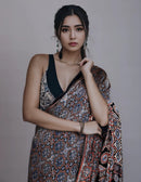 Kutch Saree SAVOIR-FAIRE | Modal Silk | Ajrakh Print | Indidha Saree