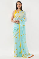 Puja Malakar, Fulia Saree SKY KAI | Mul Cotton | Indidha Saree