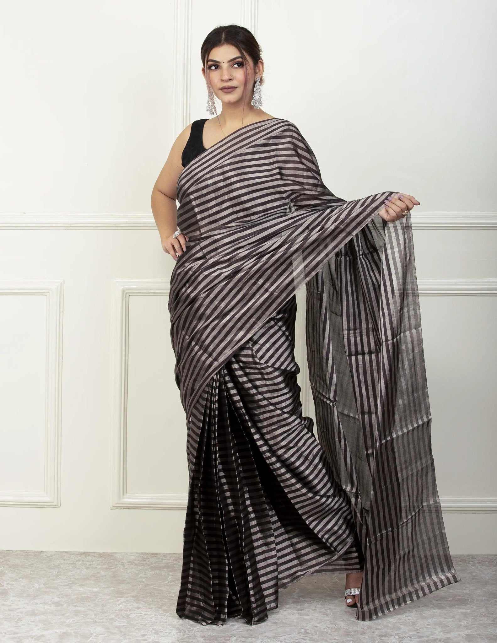 SUHANA | Chanderi Tissue Silk | Indidha Saree