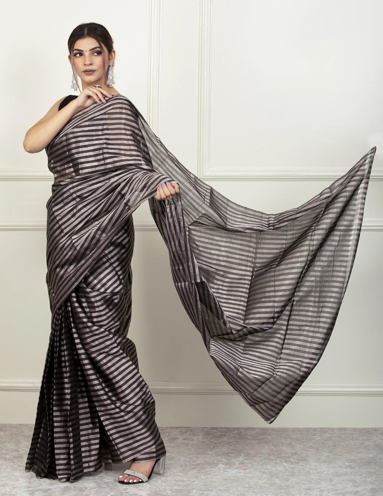 SUHANA | Chanderi Tissue Silk | Indidha Saree