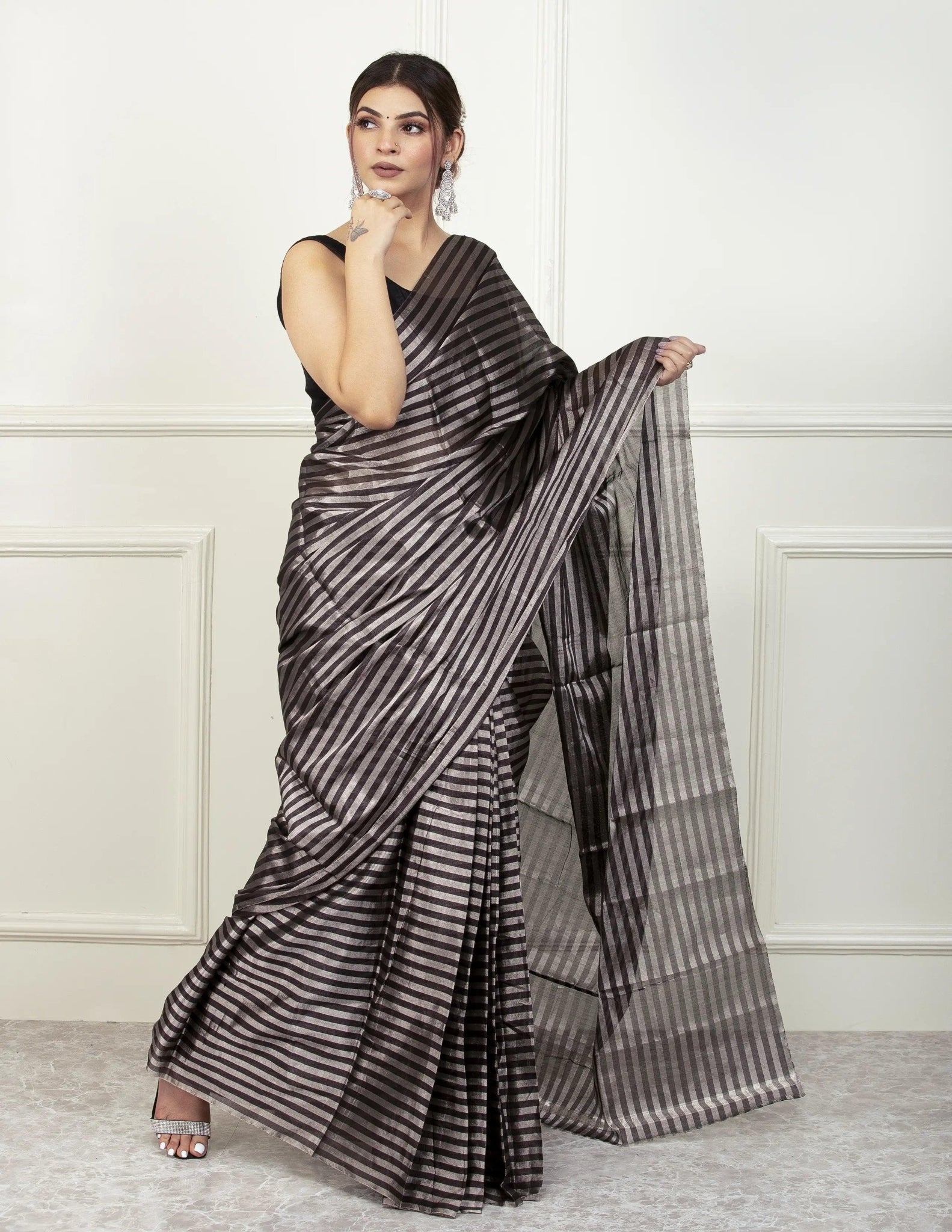 SUHANA | Chanderi Tissue Silk | Indidha Saree