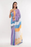 Suman SantiPur Saree SUNSET REVERIE | Pure Cotton | Indidha Saree