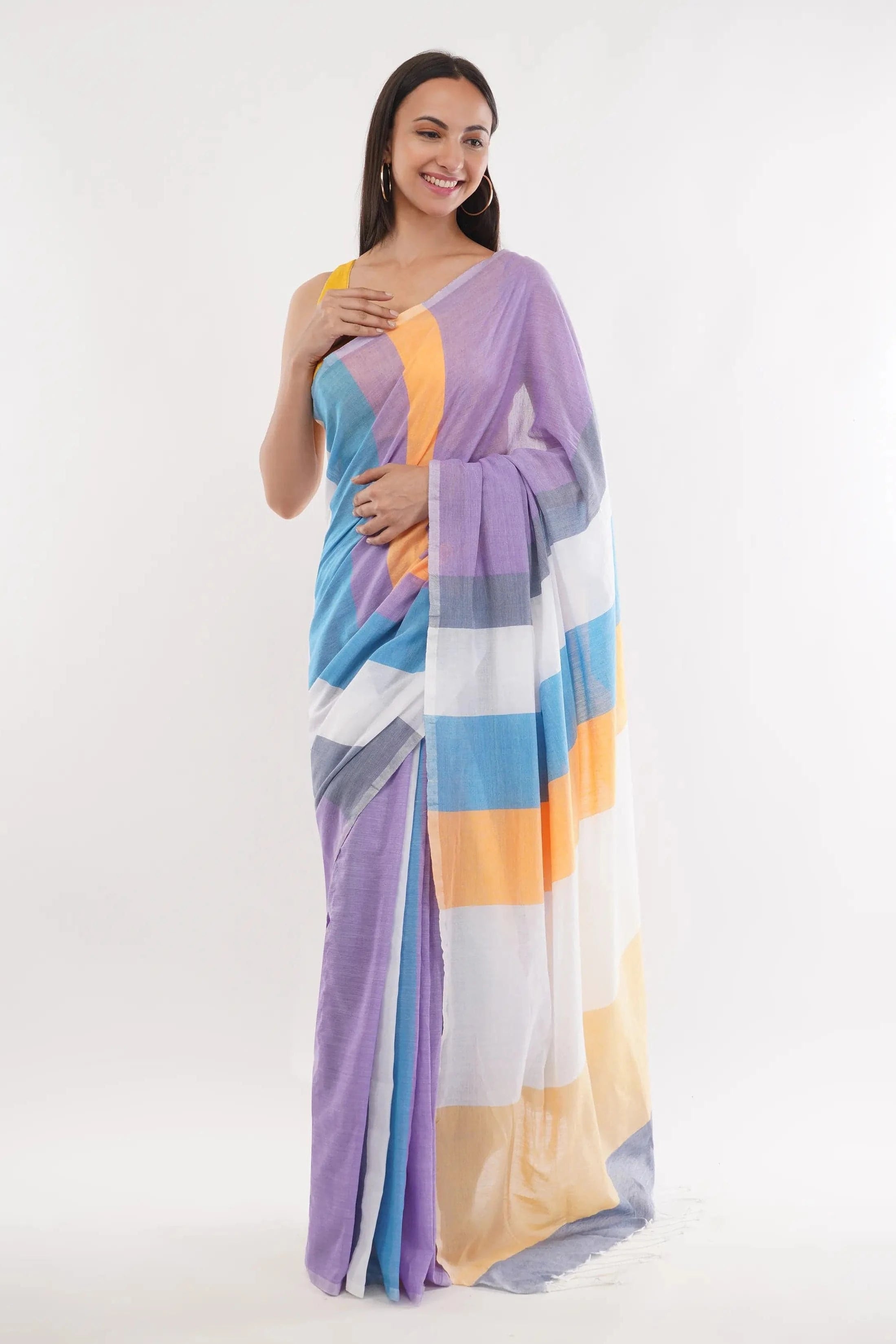 SUNSET REVERIE | Pure Cotton | Indidha Saree