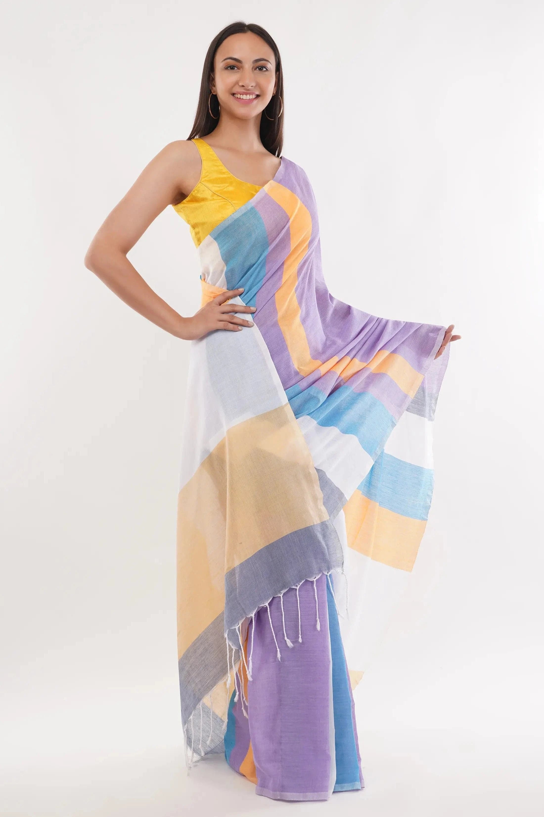SUNSET REVERIE | Pure Cotton | Indidha Saree